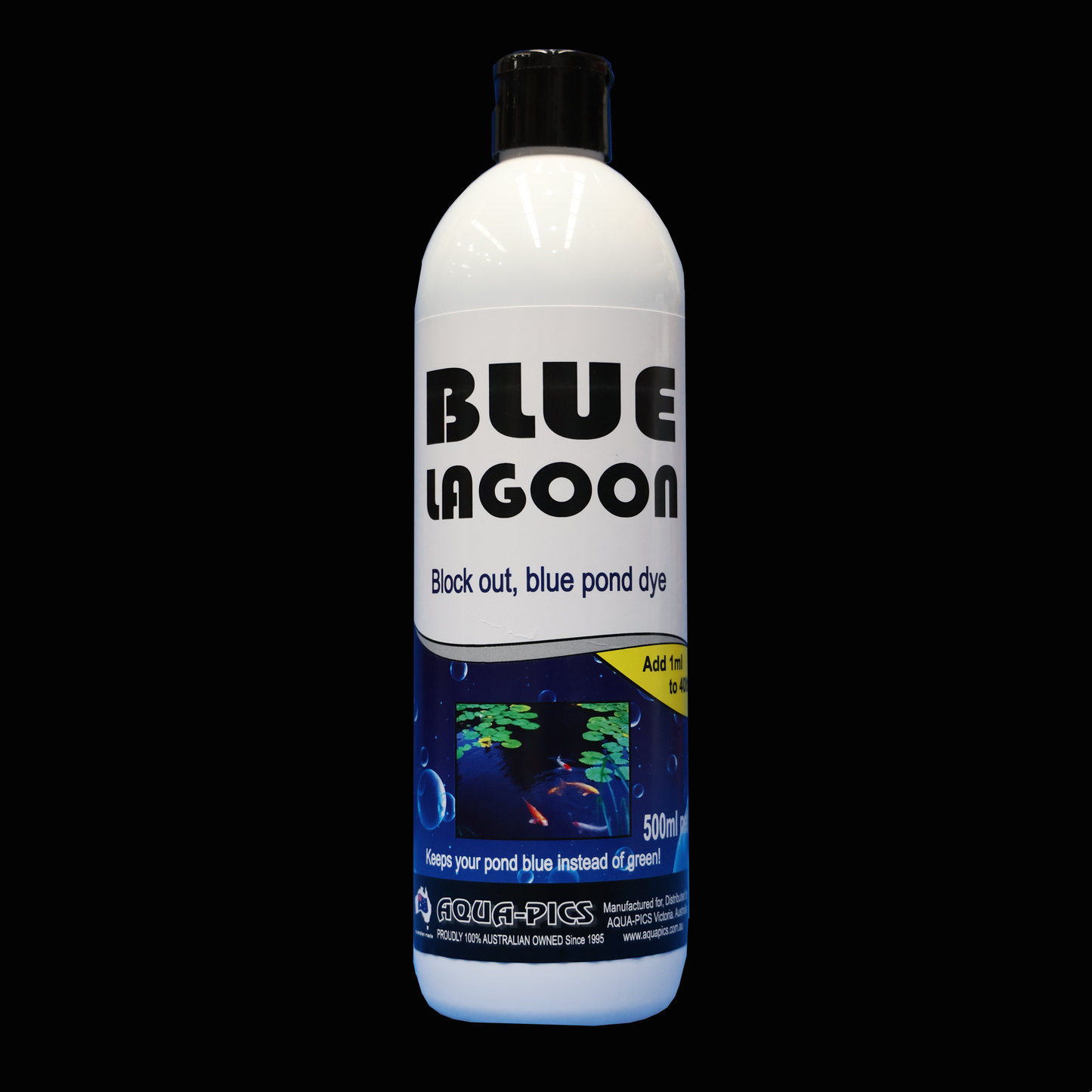 Blue Lagoon Block out blue pond dye 500ml