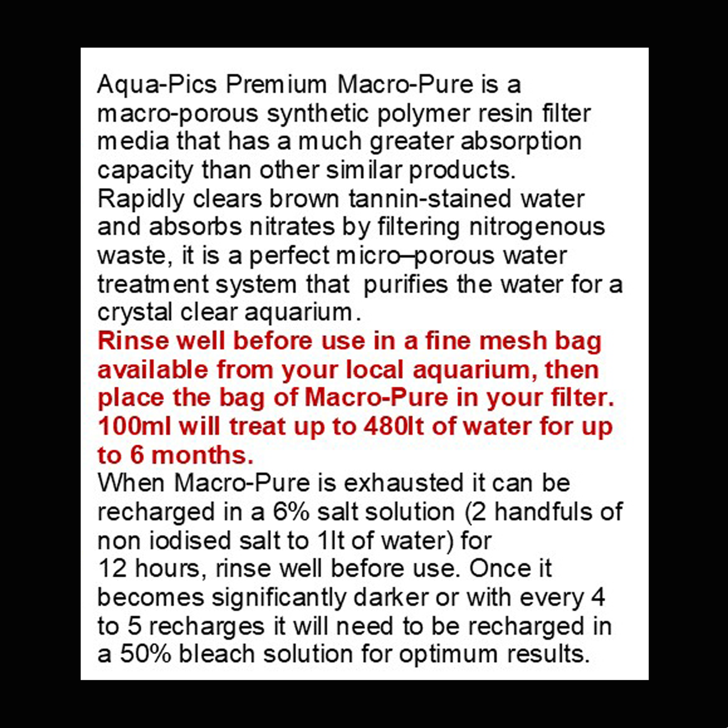 Macro-Pure Nitrate & Tannin Remover 100ml