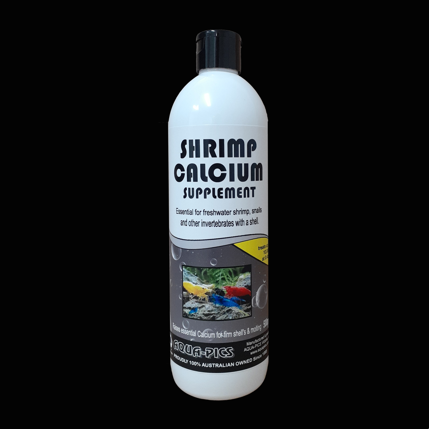 Shrimp Calcium Supplement for shrimp, snails & other shelled invertebrates 500ml