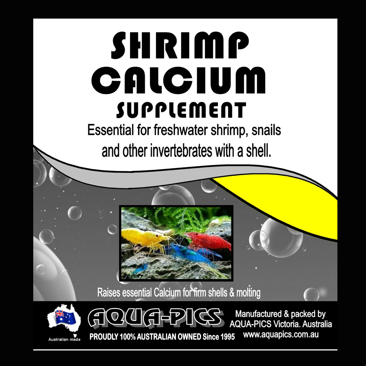 Shrimp Calcium Supplement for shrimp, snails & other shelled invertebrates 250ml