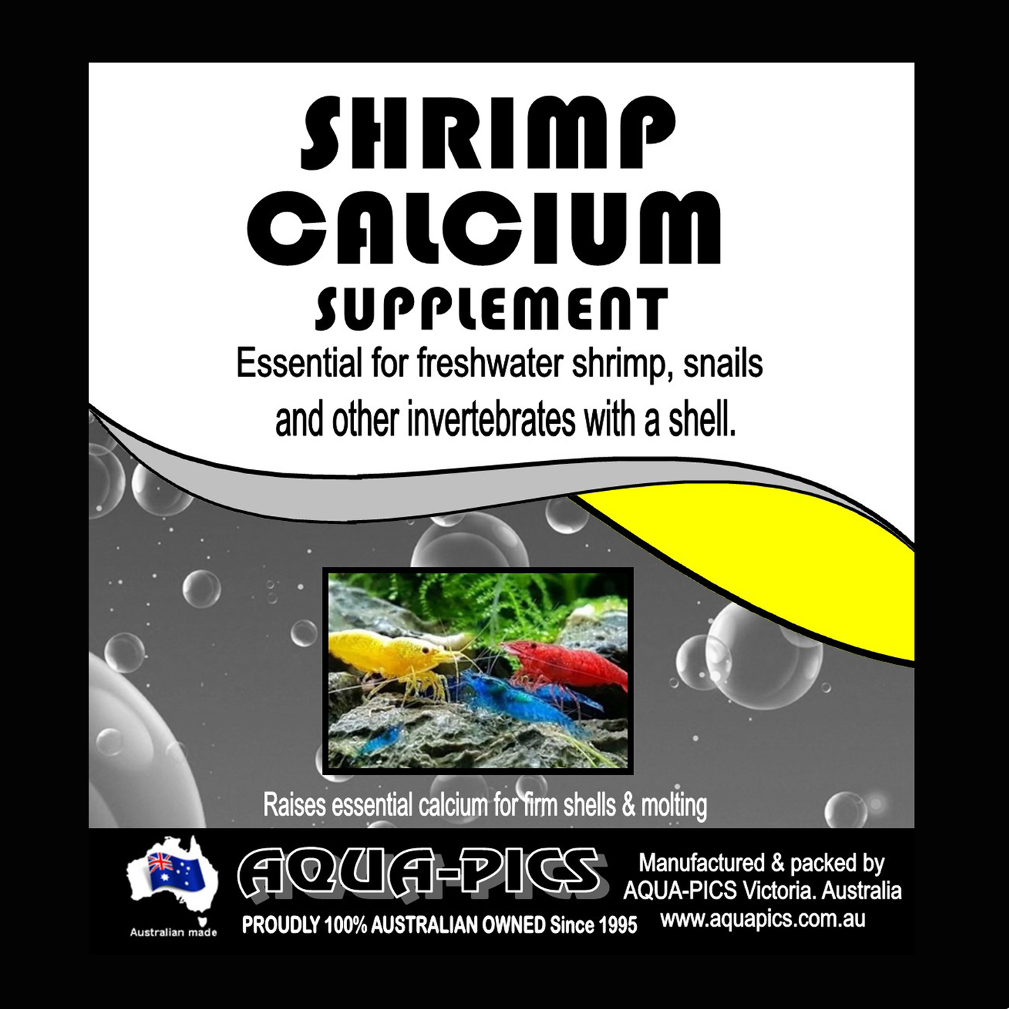 Shrimp Calcium Supplement for shrimp, snails & other shelled invertebrates 2 litre