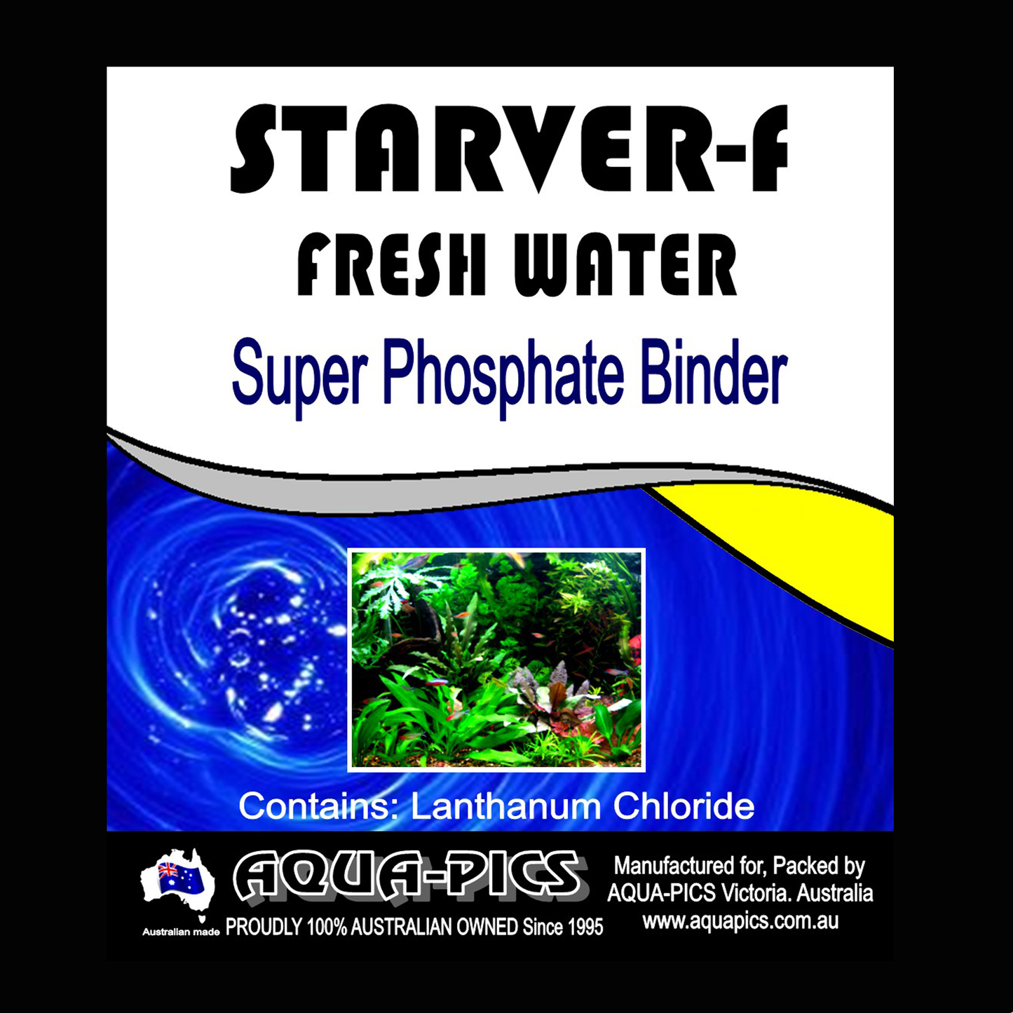 Starver-f Fresh Water 1 litre (formerly Starver-f Fresh Water Aquarium Phosphate Remover)