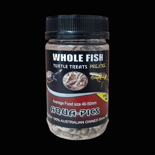 Whole Fish Turtle Treats 110g High Protein Turtle Food