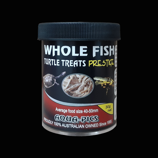 Whole Fish Turtle Treats 30g High Protein Turtle Food
