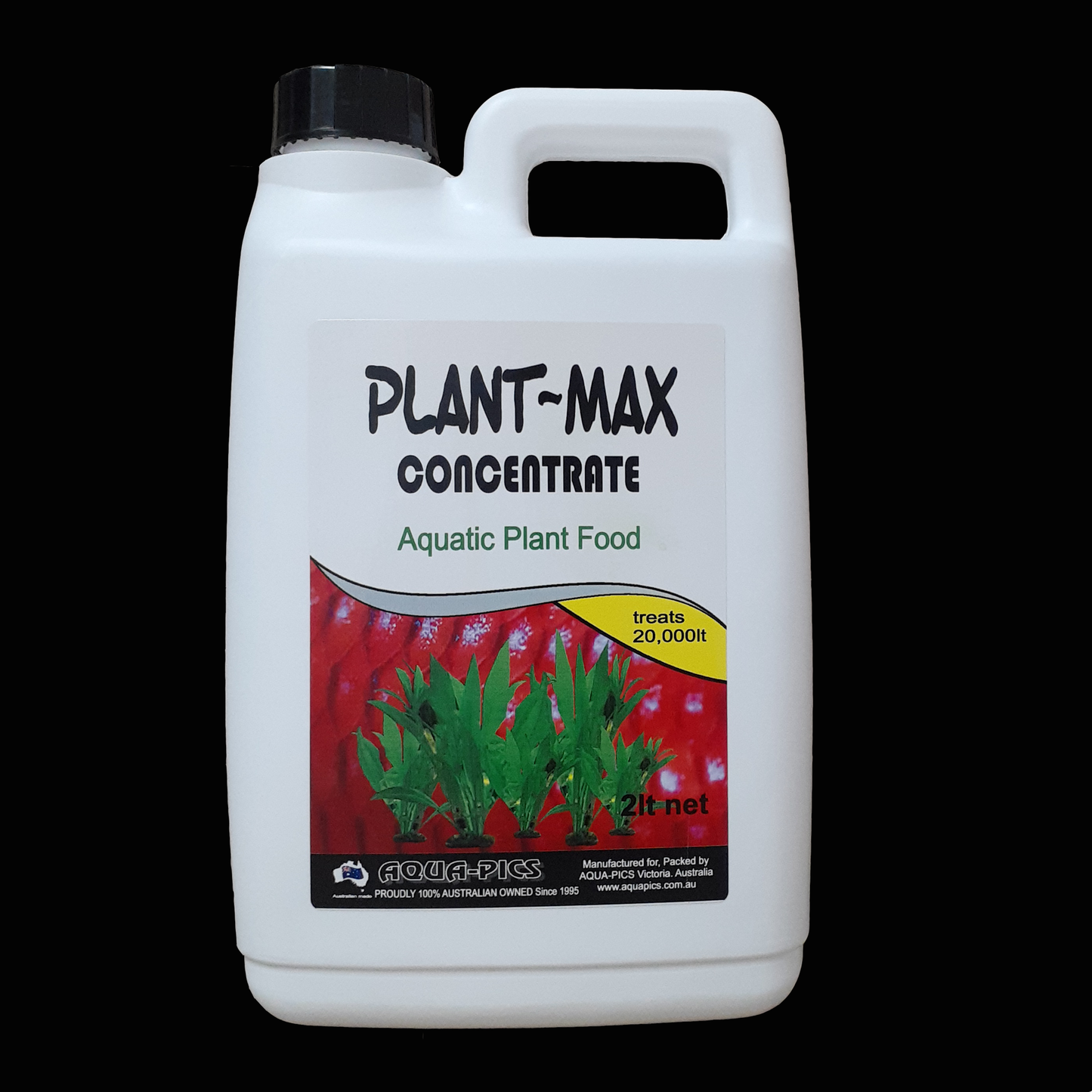 Plant-Max liquid aquatic plant food 2 litre Aquarium safe