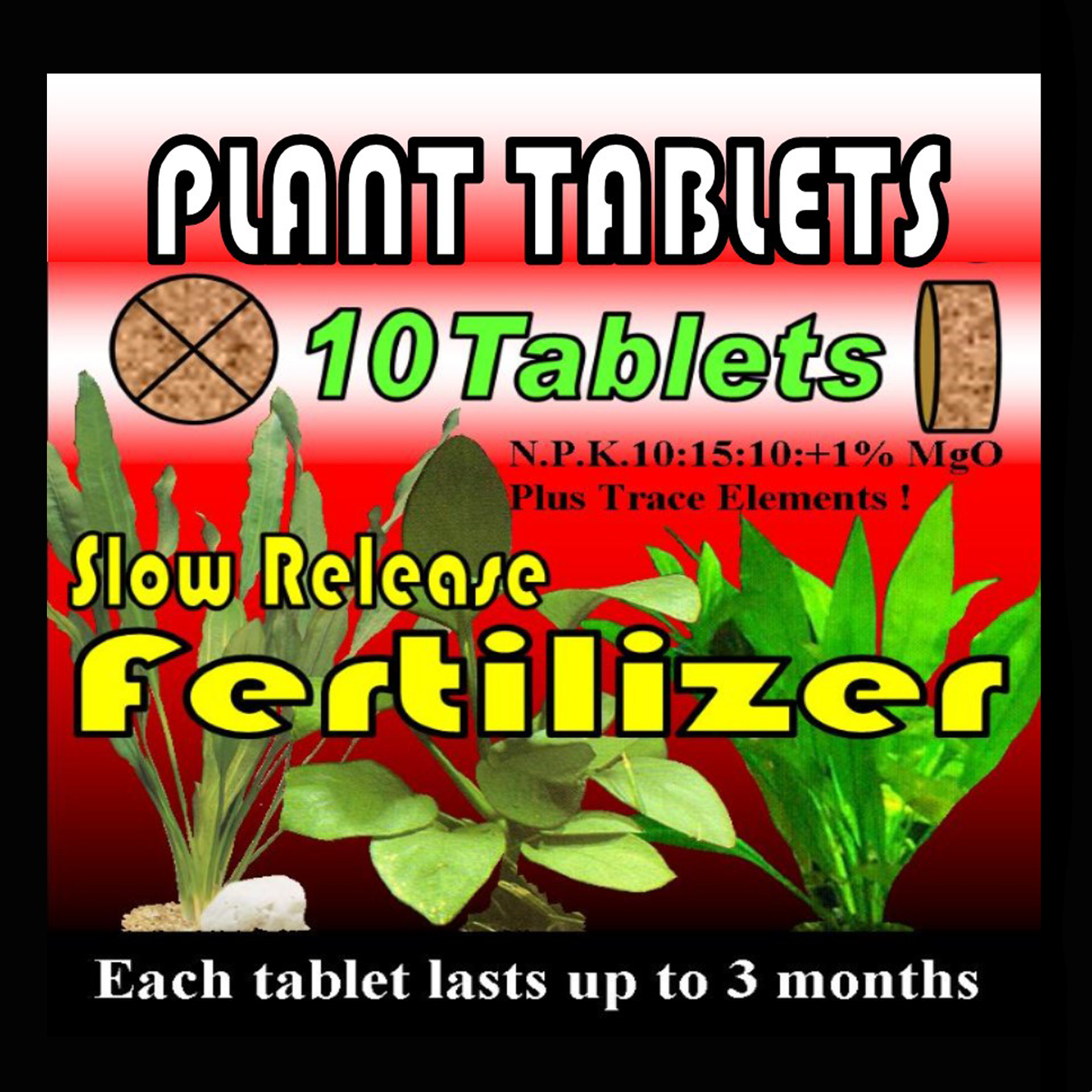 Plant Tabs Slow release aquatic plant fertiliser tablets 10 pack