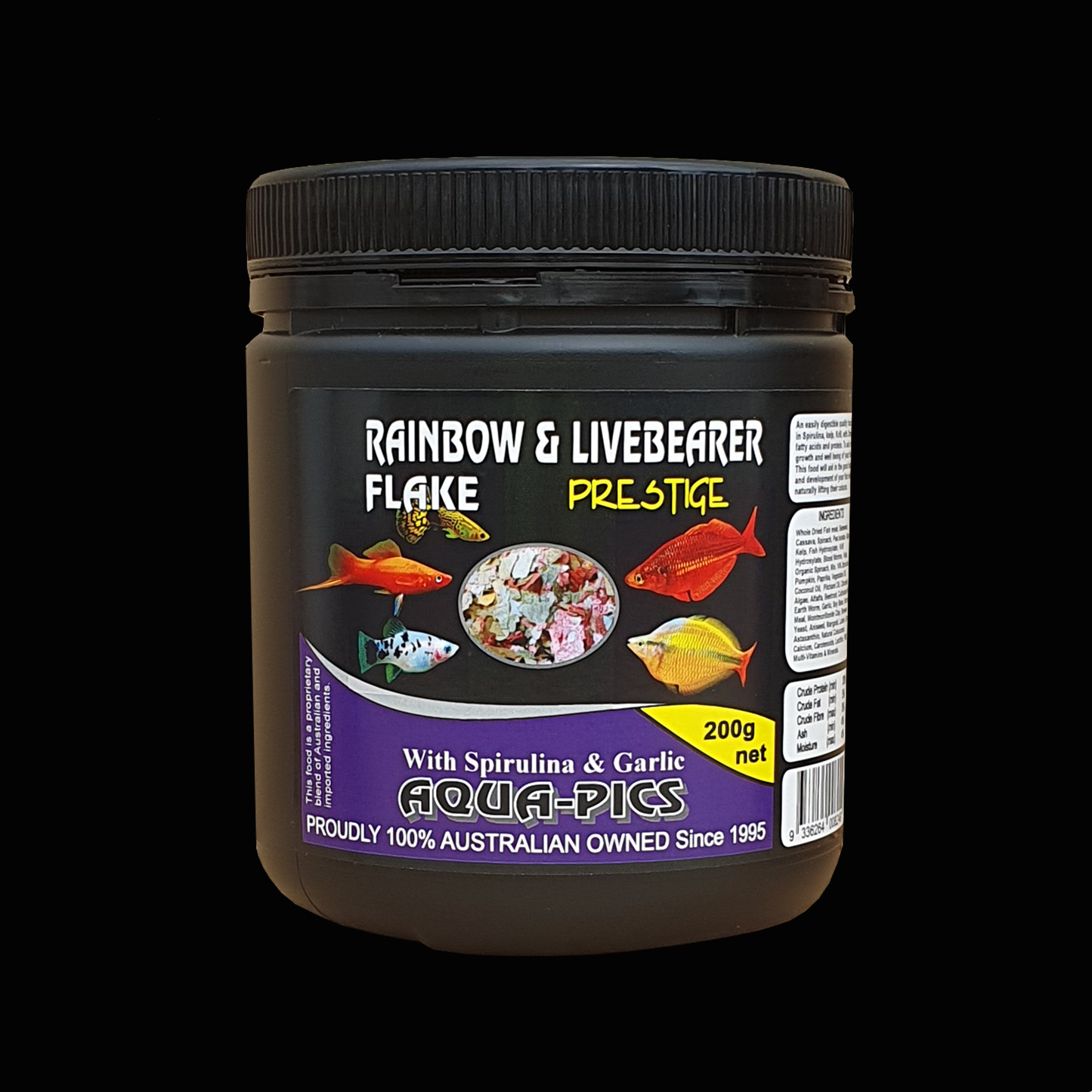 Flake Food Premium Rainbow & Livebearer 200g