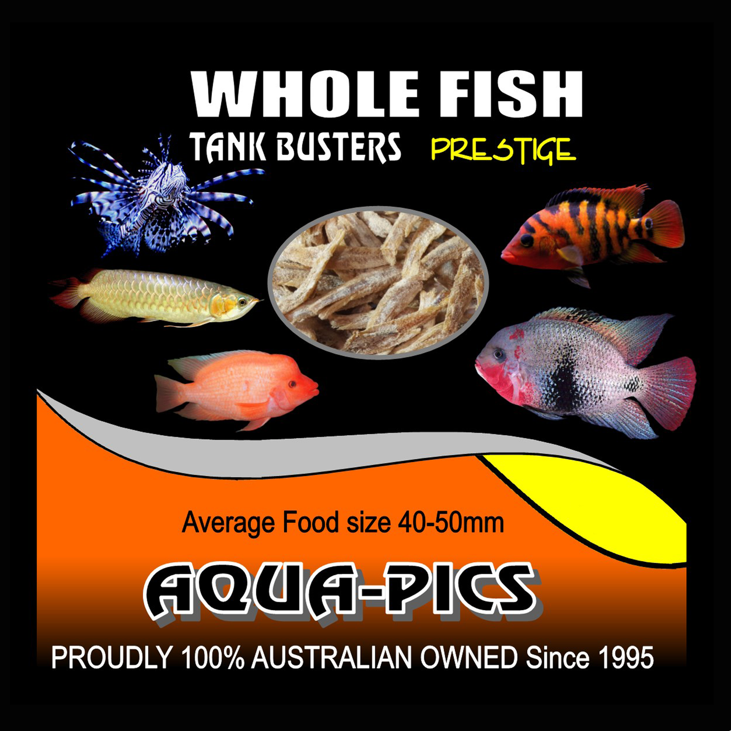 Whole Fish Tank Busters 110g High protein food
