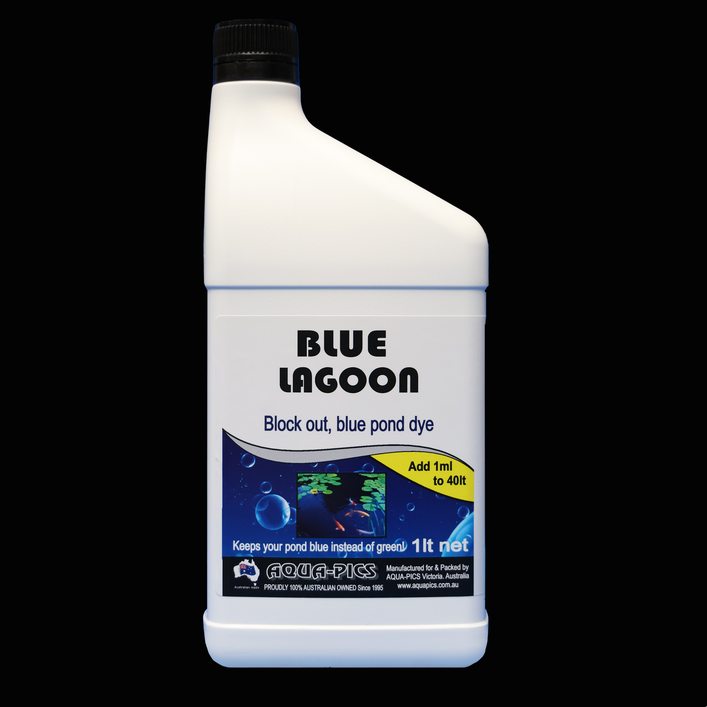 Blue Lagoon Block out blue pond dye 1 litre