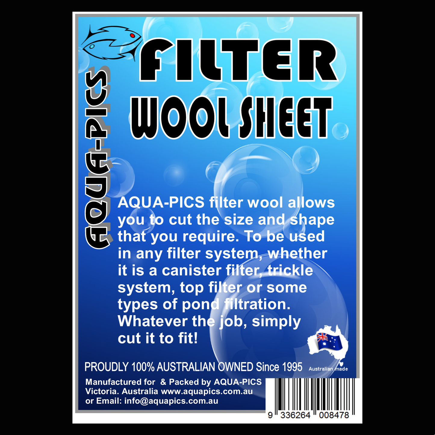 Filter Wool Sheet for aquarium filters Premium Quality