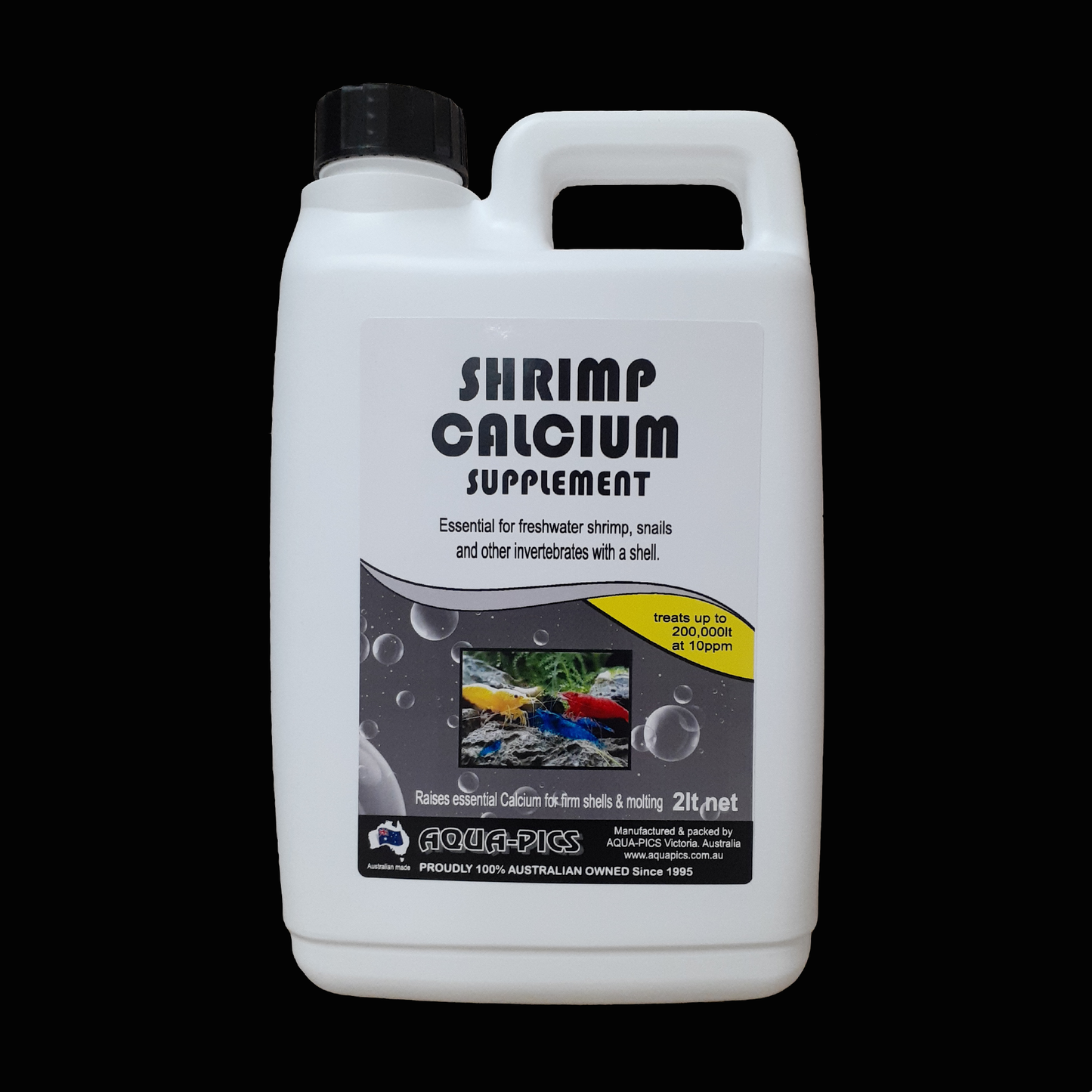 Shrimp Calcium Supplement for shrimp, snails & other shelled invertebrates 2 litre