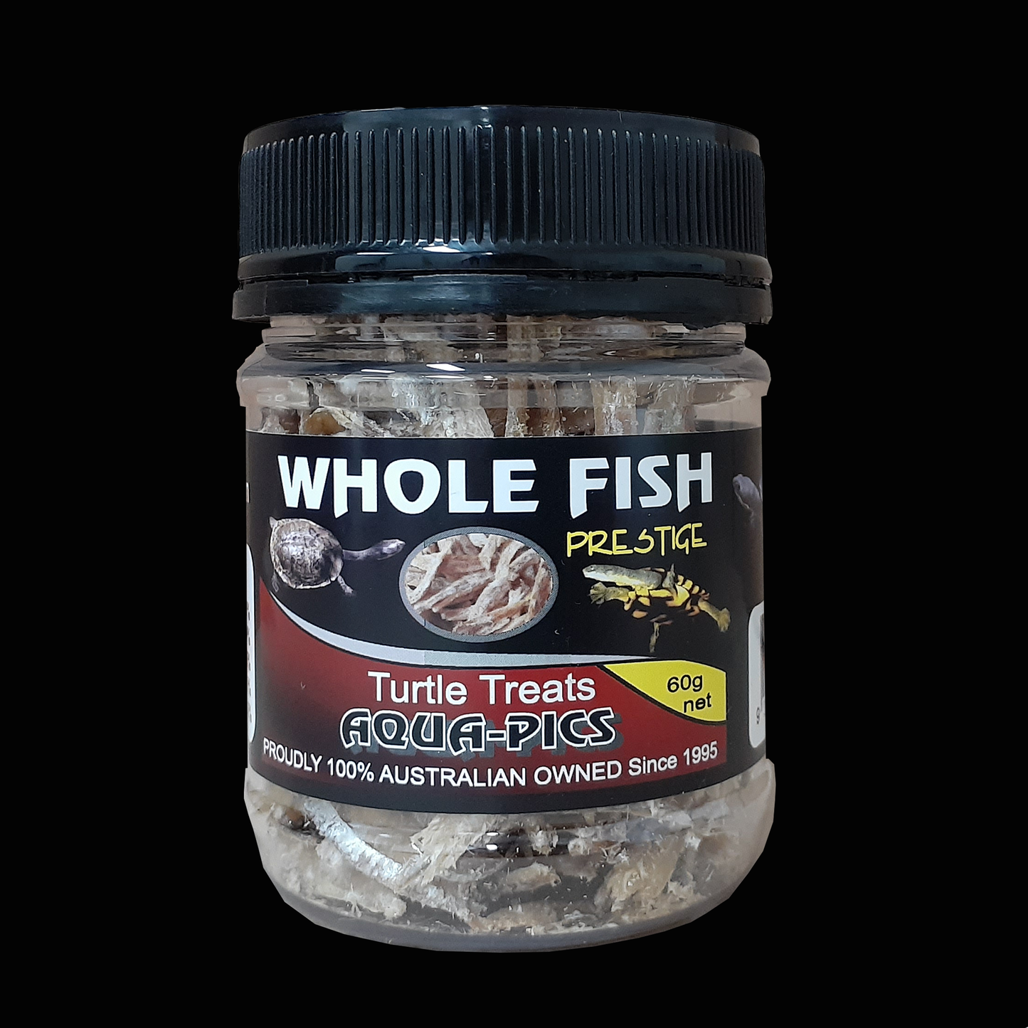 Whole Fish Turtle Treats 60g High Protein Turtle Food