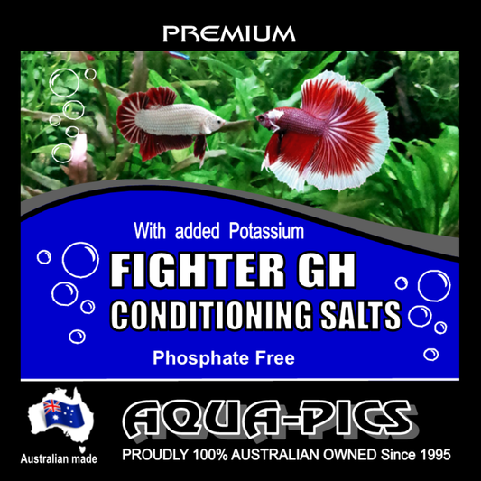 Fighter GH Conditioning Salts (GH Conditioner) 150g For Betta Siamese Fighting Fish