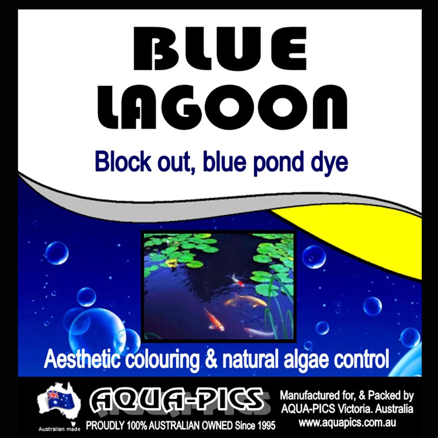 Blue Lagoon Block out blue pond dye 50ml