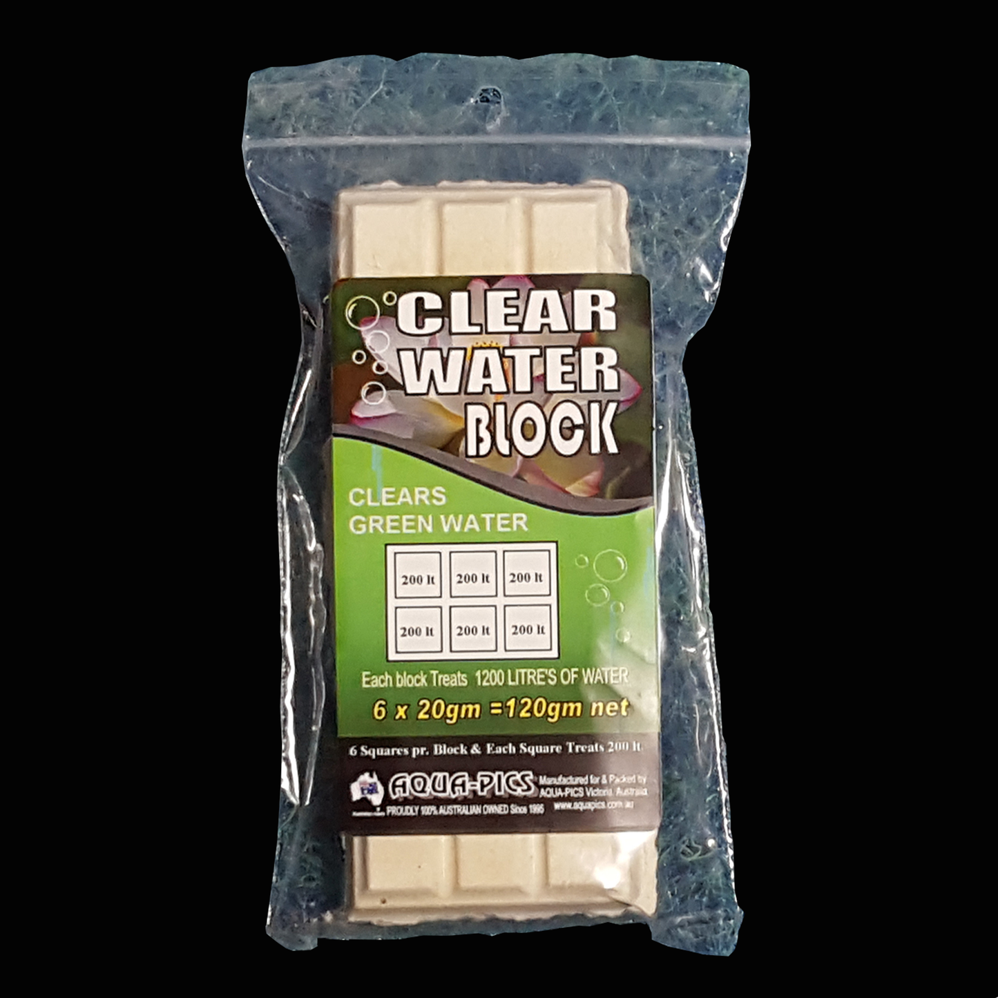 Clear Water Algae Blocks 6 packs Treats 7200 litres