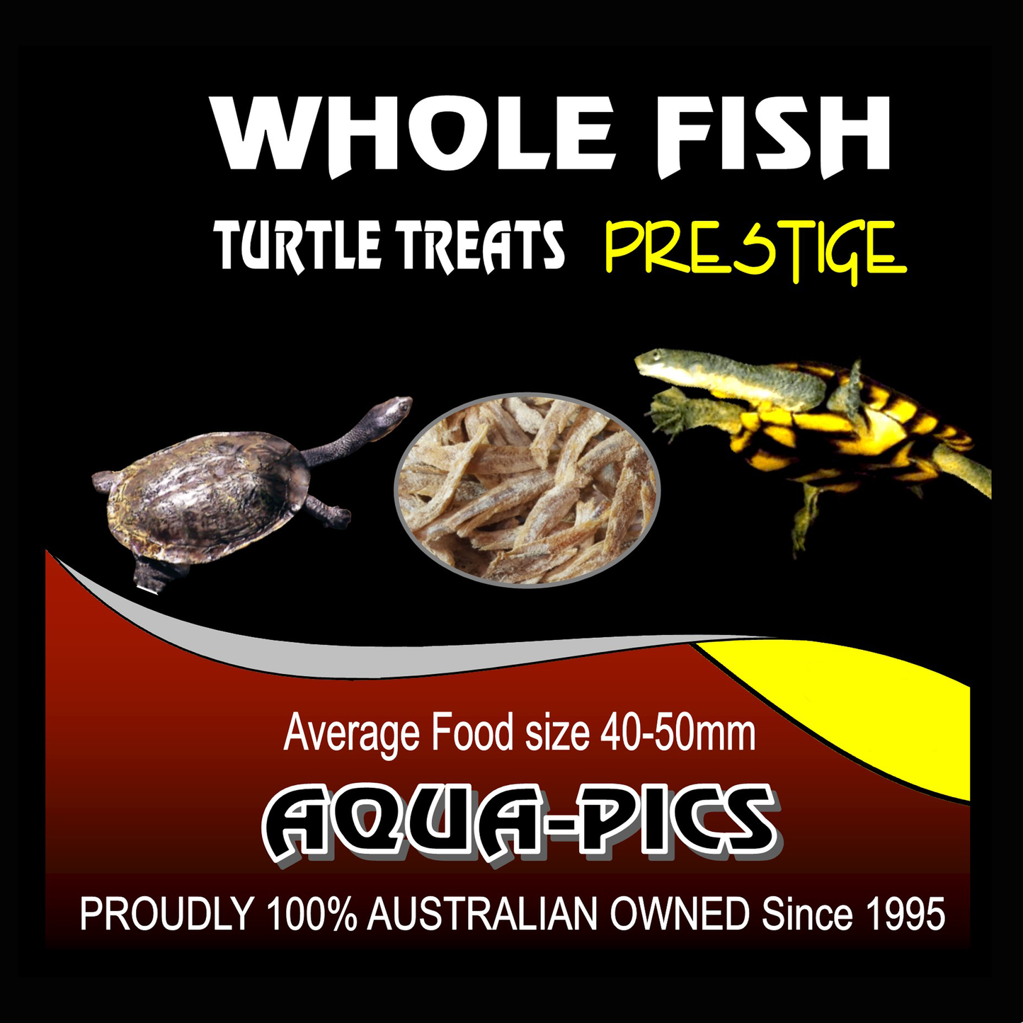Whole Fish Turtle Treats 110g High Protein Turtle Food